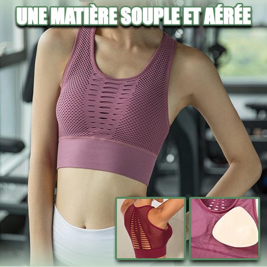 brassiére maille respirante - lamagiedusport.com